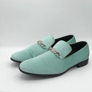 Amali Lynx Mint Men's Green Dress Shoes Size 10